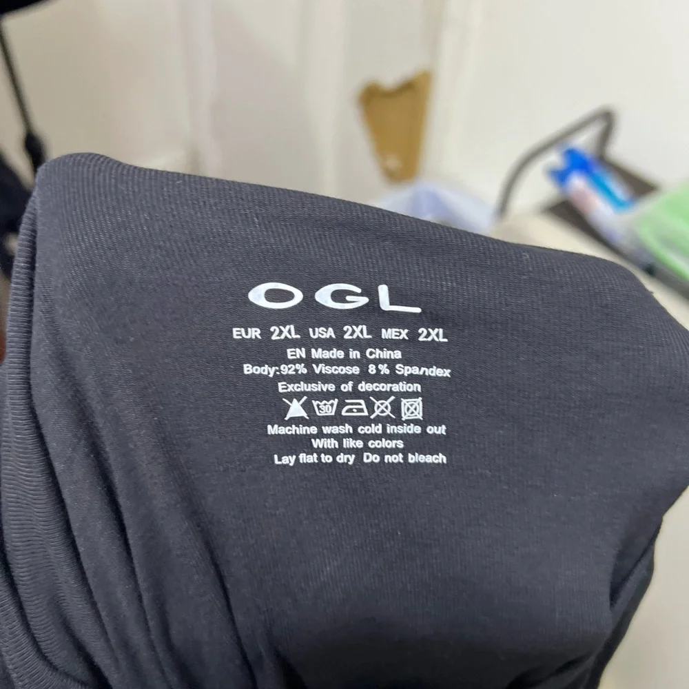 OGL Eco-SkinKiss® Long Sleeve Ruched Sides Mini Dress - Picture 3 of 4